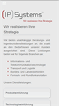 Mobile Screenshot of ip-systems.de