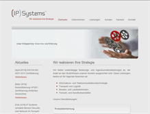 Tablet Screenshot of ip-systems.de